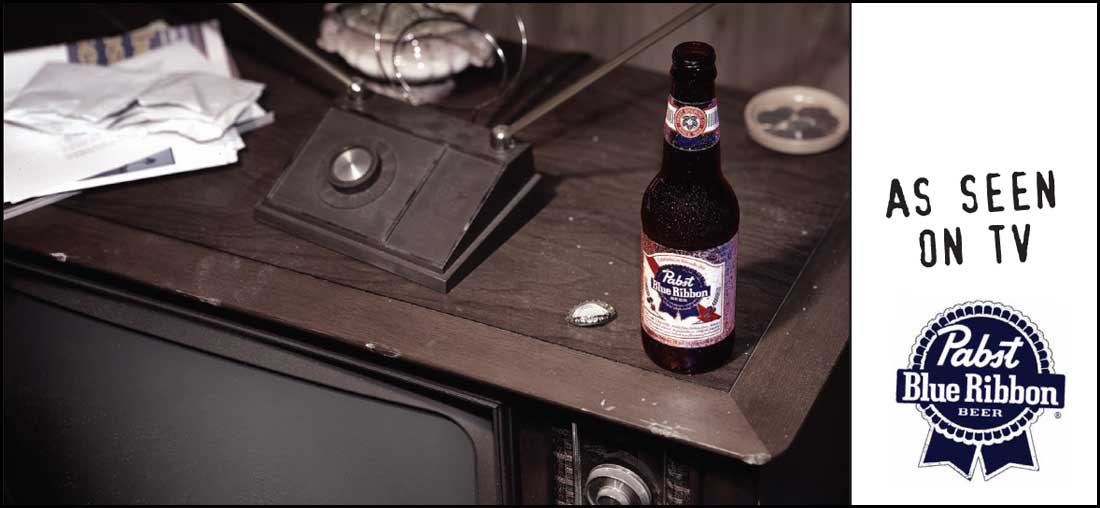 Pabst Blue Ribbon billboard
